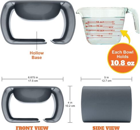 Kitty City Raised Cat Food Bowl Collection/Stress Free Pet Feeder and Waterer and Slow Feed Bowls in Saudi Arabia
