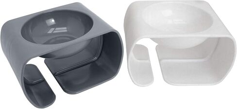 Kitty City Raised Cat Food Bowl Collection/Stress Free Pet Feeder and Waterer and Slow Feed Bowls in Saudi Arabia