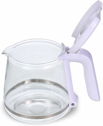 12-Cup Replacement Glass Carafe, Compatible with Mr. Coffee (#RF, LM, PC and SC Series - Black Handle) in Saudi Arabia
