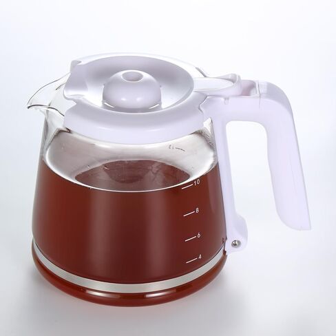 12-Cup Replacement Glass Carafe, Compatible with Mr. Coffee (#RF, LM, PC and SC Series - Black Handle) in Saudi Arabia