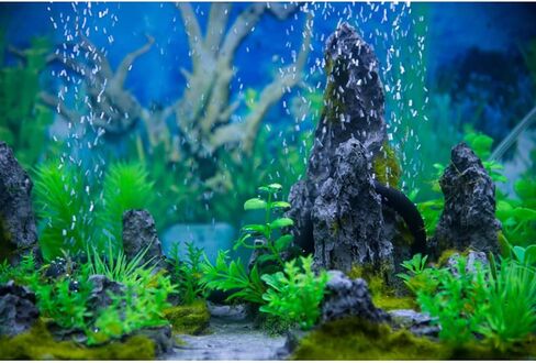 105cm Aquarium Air Bubble Bar Flexible Rubber Wall Air Wand Oxygen Bendable Bubble Tube Plastic Air Diffuser Fish Tank Air Stone Bubble Release Oxygen Diffuser Bar in Saudi Arabia