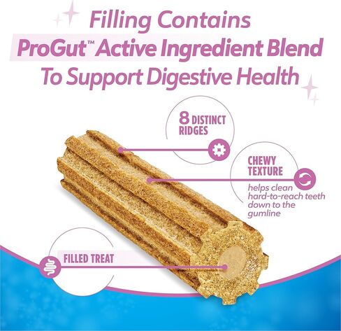 Dentalife Purina Plus Digestive Support Chicken and Pumpkin Flavor Small/Medium Dog Dental Chews - 6 oz. Pouch in Saudi Arabia
