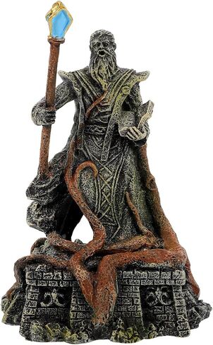 Beaupretty Poseidon Aquarium Decorations Aquarium Resin Greek Decoration God of The Sea Statue Fish Tank Decoration Rockery for Freshwater Seawater Aquarium in Saudi Arabia