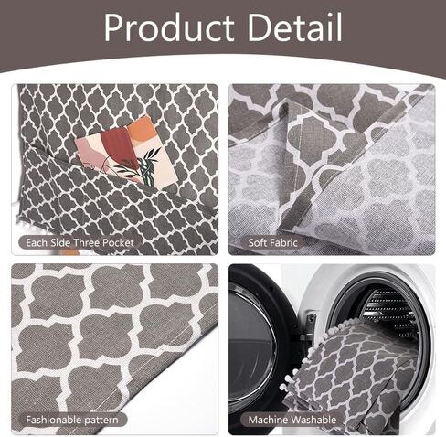 مجموعتان من غطاء الغسالة والمجفف مقاس 51.2 × 21.6 بوصة للجزء العلوي، غطاء غسالة مغناطيسي مانع للانزلاق، غطاء غسالة مضاد للانزلاق مع أكياس تخزين، غطاء مقاوم للغبار مع جيوب للغسيل in Kuwait