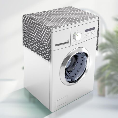 مجموعتان من غطاء الغسالة والمجفف مقاس 51.2 × 21.6 بوصة للجزء العلوي، غطاء غسالة مغناطيسي مانع للانزلاق، غطاء غسالة مضاد للانزلاق مع أكياس تخزين، غطاء مقاوم للغبار مع جيوب للغسيل in Kuwait