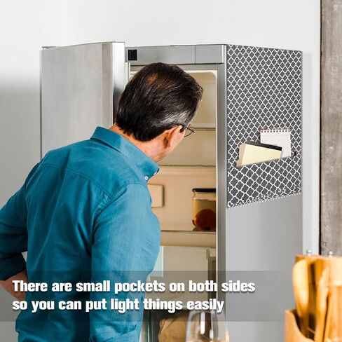 مجموعتان من غطاء الغسالة والمجفف مقاس 51.2 × 21.6 بوصة للجزء العلوي، غطاء غسالة مغناطيسي مانع للانزلاق، غطاء غسالة مضاد للانزلاق مع أكياس تخزين، غطاء مقاوم للغبار مع جيوب للغسيل in Kuwait