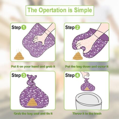 Generic 240 Count Eco-Friendly Pet Waste Bags with Dispenser, Leak-Proof Dog Poop Bags. 100% Pouch Bio Degradable Custom Eco Friendly Dog Pet Waste Poop Bags Biodegradable., pink in Saudi Arabia