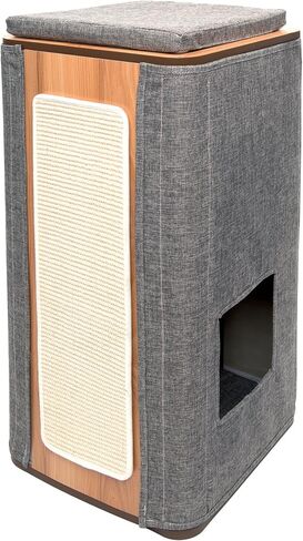 Catit Vesper Cat Tree, Cubo Cat Tower Stone, 52094 in Saudi Arabia