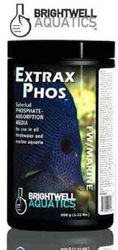 Brightwell Aquatics ExtraxPhos - وسائط إزالة الفوسفات للمياه المالحة البحرية وأحواض المياه العذبة 300 جم in Saudi Arabia