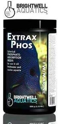 Brightwell Aquatics ExtraxPhos - وسائط إزالة الفوسفات للمياه المالحة البحرية وأحواض المياه العذبة 300 جم in Saudi Arabia