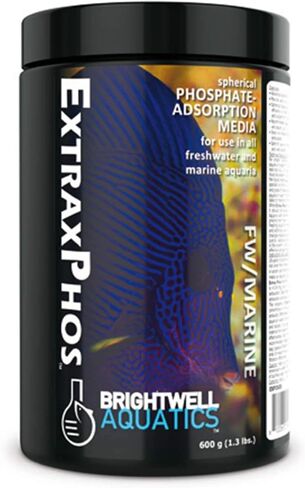 Brightwell Aquatics ExtraxPhos - وسائط إزالة الفوسفات للمياه المالحة البحرية وأحواض المياه العذبة 300 جم in Saudi Arabia