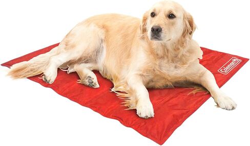 Coleman Comfort Cooling Gel Pet Pad Mat in Large 20x36, for Large Pets (Red) in Saudi Arabia