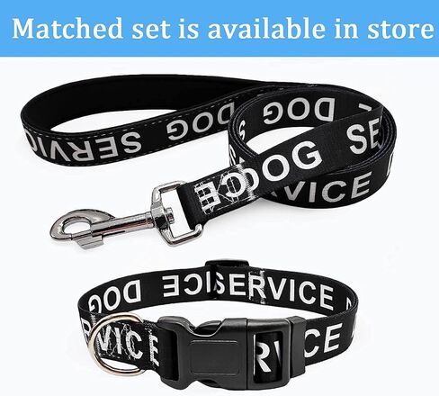 MayPaw 4FT Service Dog Leash, 1" and 1.25" Wide Nylon Dog Leash with Comfortable Neoprene Handle, Great for Medium to Extra-Large Dogs (4ft x 1", black) in Saudi Arabia