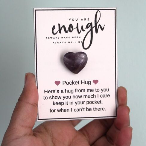 Gemstone Pocket Hugs with Inspirational and Informative cards (Carnelian) in Saudi Arabia