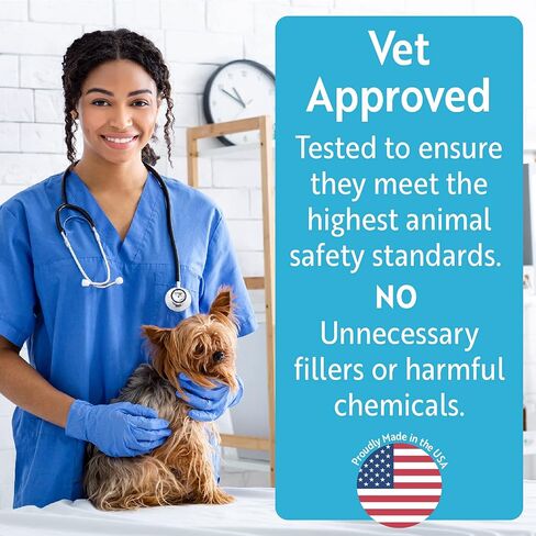 DakPets Glucosamine Chondroitin, MSM, Hip & Joint Supplement for Dogs, Organic Turmeric Soft Chews, Supports Healthy Joint Function and Helps with Pain Relief 120-Count in Saudi Arabia