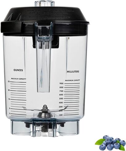 لحاوية Vitamix 32 أونصة متقدمة 15981 مناسبة لـ Vitamix The Quiet One VM0145 36019 15978 VM0100a Touch and Go T&G 2 آلة الشرب إبريق الخلاط التجاري المتقدم، أجزاء وعاء الكوب البديلة in Kuwait
