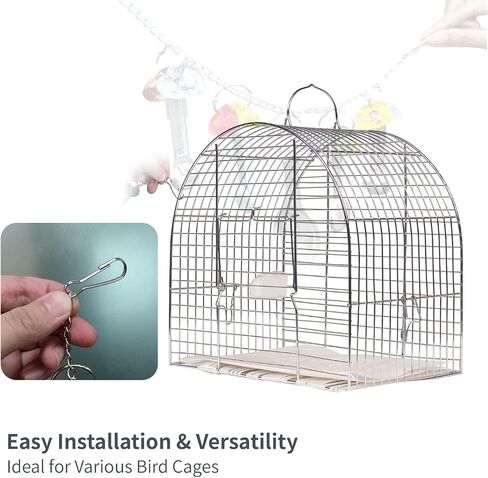 Bird Toys for Parrots Extra Large Parrot Chew Toy Colorful Acrylic Stick Toys for African Gray Macaws Cockatiel Parakeet Stainless Steel Bird Toys for Large Birds Amazon Parrot Mini Macaw in Saudi Arabia