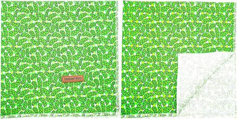 Lionheart glory Green Cucumbers Dog Bandana 1 Pack Washable Soft Dog Scarf, Square Adjustable Dog Bandanas for Small Dogs and Cats in Saudi Arabia