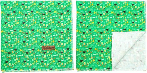 Lionheart glory Green Cucumbers Dog Bandana 1 Pack Washable Soft Dog Scarf, Square Adjustable Dog Bandanas for Small Dogs and Cats in Saudi Arabia