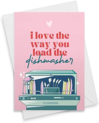 Load The Dishwasher | Honest Valentine's Day Card [00666] in Saudi Arabia