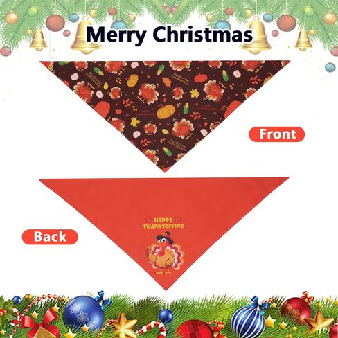 Lucky Dog Bandana Spring XLarge -1 Pack, Premium Durable Triangle Reversible Dog Scarf, Adjustable Puppy Bandana Breed Bib Handkerchief for Girl or Boy Dog Large in Saudi Arabia