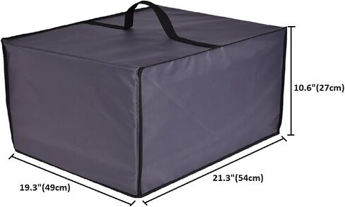 Indoor Pizza Oven dust Cover,Waterproof Caps,Compatible With Cuisinart Indoor Pizza Oven(CPZ-120/CPZ-120MB/CPZ-120BKS)/CHEFMAN Indoor Pizza Oven(RJ25-SS-AM) (Black) in Saudi Arabia