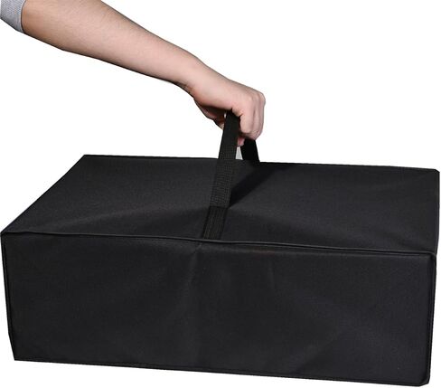 Indoor Pizza Oven dust Cover,Waterproof Caps,Compatible With Cuisinart Indoor Pizza Oven(CPZ-120/CPZ-120MB/CPZ-120BKS)/CHEFMAN Indoor Pizza Oven(RJ25-SS-AM) (Black) in Saudi Arabia