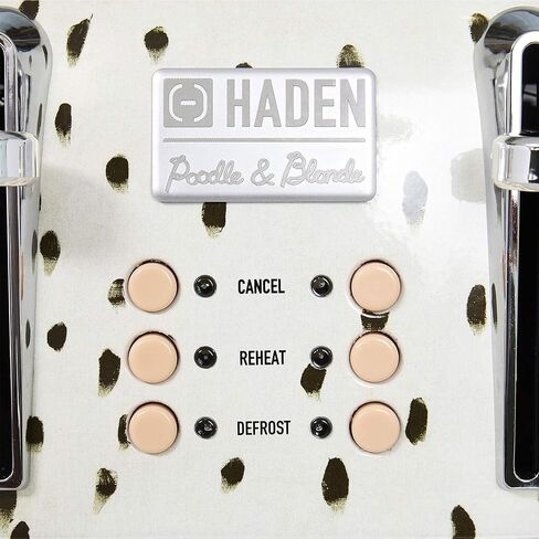 Haden Margate Poodle & Blonde Stainless Steel 4 Slice Toaster with Wide Slots, 6 Browning Control, and Removable Crumb Tray, Pale Pink/Chrome in Kuwait