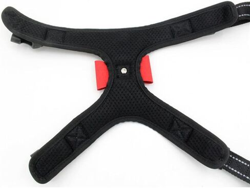 حجر الراين الكلب تسخير بلينغ كريستال نايلون عاكس لينة لطيف جرو طوق سترة الماس قابل للتعديل مع ربطة عنق سباركلي للكلاب الصغيرة المتوسطة الكبيرة القطط الحيوانات الأليفة الفتيات الوردي M in Kuwait