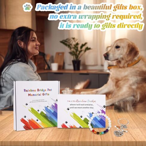 Stained Glass Dog Memorial Gifts for Loss of Dog,Rainbow Bridge Dog Memorial Gifts for Dogs,Pet Loss Sympathy Gift,Loss of Dog Sympahty Gift,Dog Bereavement Gift,Pet Memorial Dog Passing Away Gifts in Saudi Arabia