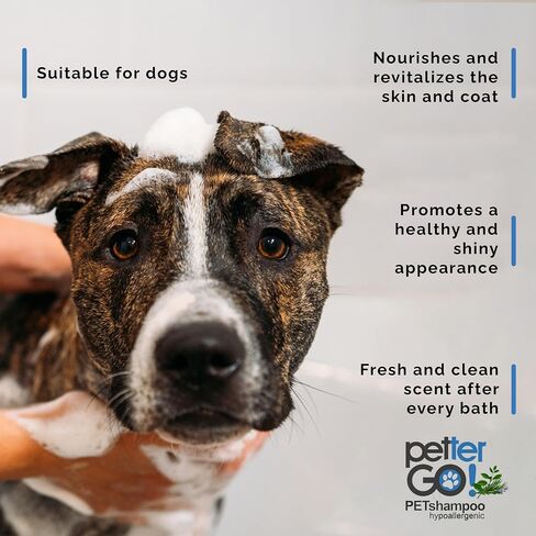 Natural Dog Shampoo Hypoallergenic with Rosemary and Melissa Essential Oil | Dogs and Cats Cleaning and Care for Your Pet Go Care PETTERGO in Saudi Arabia
