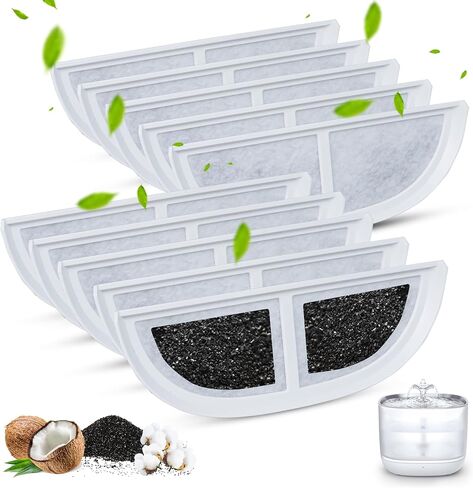 8 Pack Replacement For Eufy Filter 3L/105oz, Eufy Water Fountain Filters, For Eufy Pet Water Fountain Filter Pack Replacement for Eufy Water Filter Dogs & Cats - For Eufy Cat Water Fountain Filter in Saudi Arabia