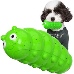 Dog Chew Toy for Aggressive Chewers, Squeaky Dog Toy Interactive Cute Shape, Teeth Grinding and Cleaning Function Retrieval Dog Toy Safe Material, Easy to Use