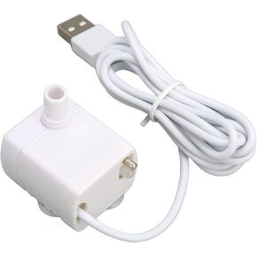Replacement Pump for Pet Drinking Fountains Pet Water Fountain Pump pet fountain Quiet Prevent Dry Burning USB Powered DC Brushless Motor Mini Cat Water Dispenser Pump pet fountain
