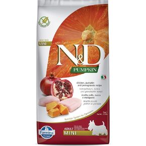 Farmina N&D Dog Dry Grain Free Pumpkin Mini Chicken & Pomegranate 15.4 Pounds