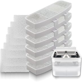 6 Packs Replacement Filters for Automatic Pet Water Fountain,3 Months Set of Replacement Filters