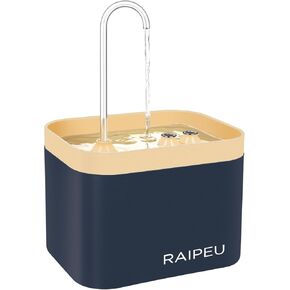 نافورة مياه للقطط، نافورة رايبو للقطط، فلتر كربون نشط، خزان مياه شفاف، نافورة مياه للحيوانات الأليفة للقطط والحيوانات الأليفة (أخضر فاتح) in Kuwait