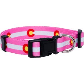Native Pup Maryland Flag Dog Collar (Maryland, Large)