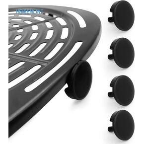 Air Fryer Rubber Bumpers for Ninja Air Fryer, 4PCS Premium Rubber Feet, Rubber Tabs, Silicone Pieces, Rubber Anti-scratch Protective Covers for Ninja Air Fryer Crisper Plate Tray