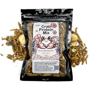 Hermit Crab Food, Protein Mix, Pet Snack Treat for Protein & Nutrients, Hermit Crab Protein Mix