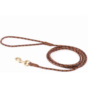 Alvalley Braided Leather Dog Leashes with Snap Clip - Pet Leads for Dogs - Soft Hand-Crafted Leather Leash - Sizes for Small, Medium, & Large Dogs (Brown - Tan, 123cm or 4ft - Thin)