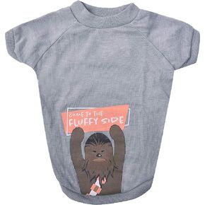 Star Wars for Pets "Come To The Fluffy Side" Chewbacca Dog Tee | Dog Shirt for Large Dogs | Size X-Large | Soft, Cute, and Comfortable Dog Clothing and Apparel, Cute Dog Clothes