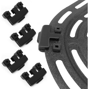 Air Fryer Silicone Rubber Legs for Paris Hilton 6QT/Bella Pro Series 4QT 8QT 6.3QT Air Fryers, Premium Air Fryer Rubber Feet Bumpers Tabs Tips Covers for Bella/Paris Hilton Air Fryer Rack