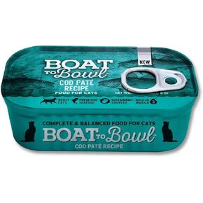 Seafood and Cod Fish Pate Recipe Wet Cat Food | Rich in Omega-3s | 3 Pack of 3.17oz cans