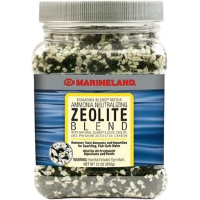 Marineland Diamond Blend 23 Ounces, Ammonia-Neutralizing Zeolite And Carbon, aquarium Filter Media