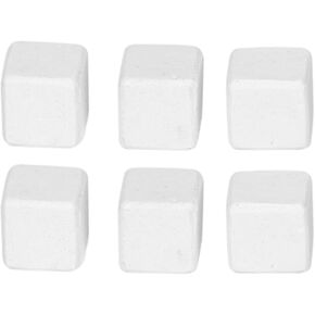 Zerodis 6pcs Tortoise Calcium Stone, Fish Chew Stone Toy for Reptiles Mineral Blocks Calcium Stone for Aquarium Dissolved in Water for Drinking