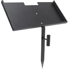ciciglow Grave Marker Stand, 12 x 6 Iron Anti Fade Matte Finish Memorial Stones Plaque Grave Markers Stand Marker Holder for Loved Ones/Pets