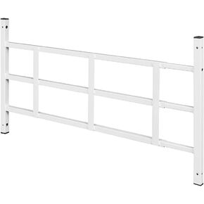 Prime-Line S 4752 Carbon Steel Fixed 3-Bar Window Grill for Home Security and Child Safety, 23-1/2 In. to 38 In., White (5 Sets)