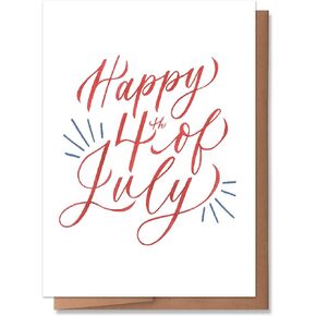 بطاقة Wunderkid Happy 4th of July، عيد الاستقلال (بطاقة واحدة، فارغة من الداخل) in Kuwait