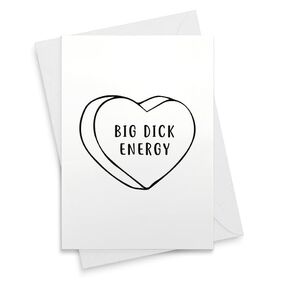 Naughty Valentines Day Card for Husband, Funny Valentines Day for Boyfriend Card, Big Dick Energy Card, Funny Valentine’s gift for him [01461] in Saudi Arabia